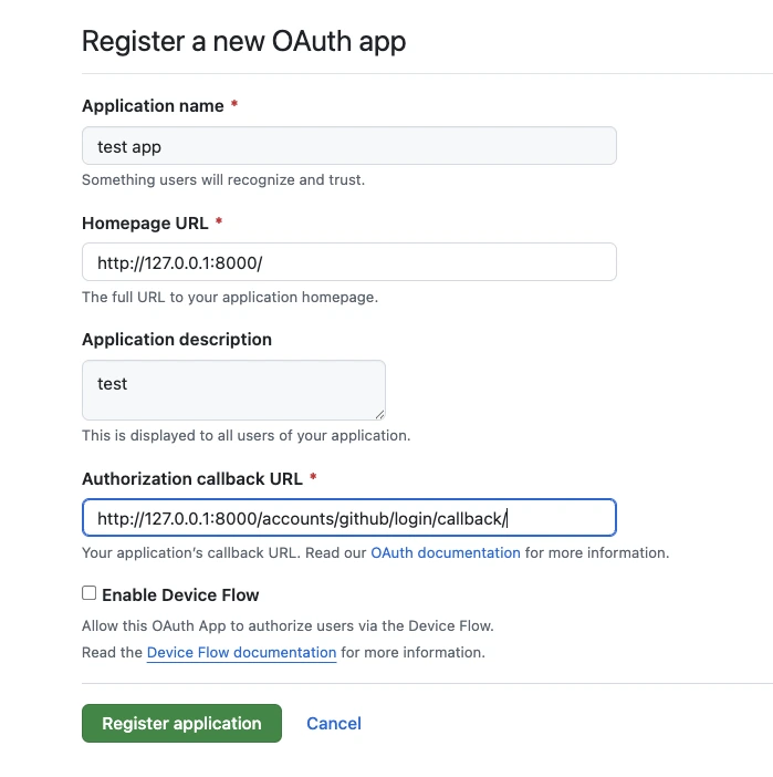 git hub auth